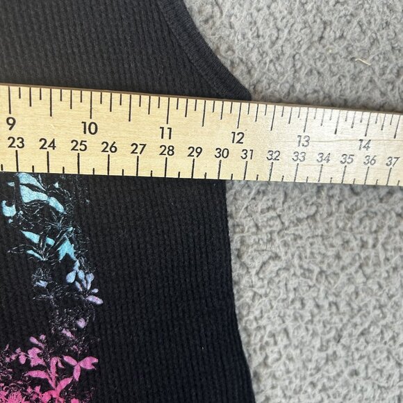 Vintage Split Clothing Co Womens Medium Sleeveless Tank Top Skateboard Y2K Peace - Picture 6 of 6